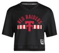adidas Women's Texas Tech Red Raiders Black Cropped Football