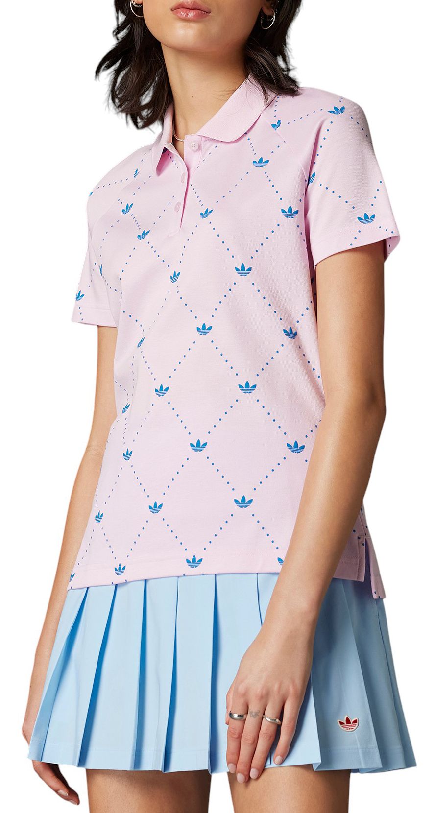 adidas Originals Women's Printed Trefoil Golf Polo product image