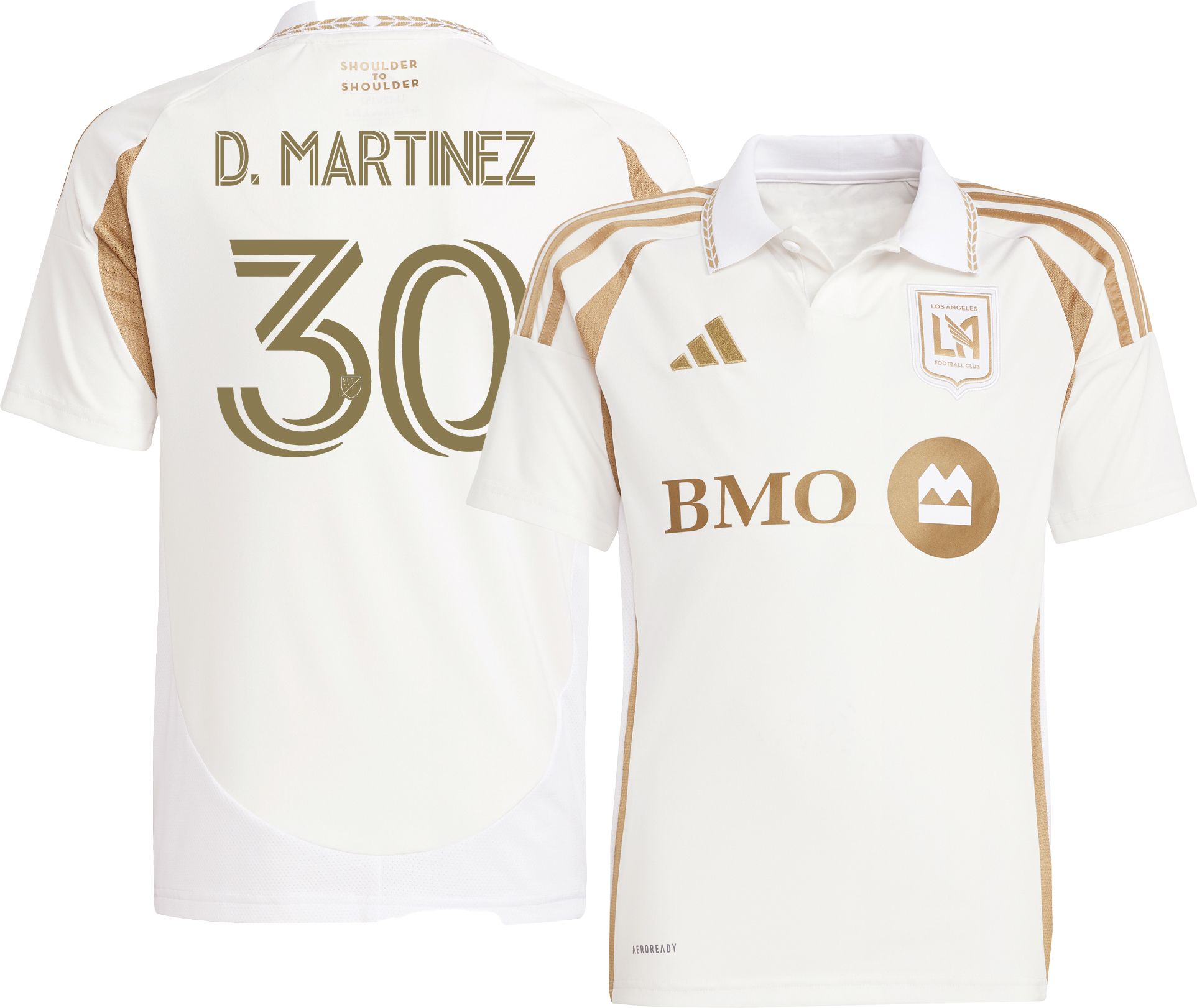 adidas Youth Los Angeles FC David Martinez #30 2025 Secondary Replica Jersey product image
