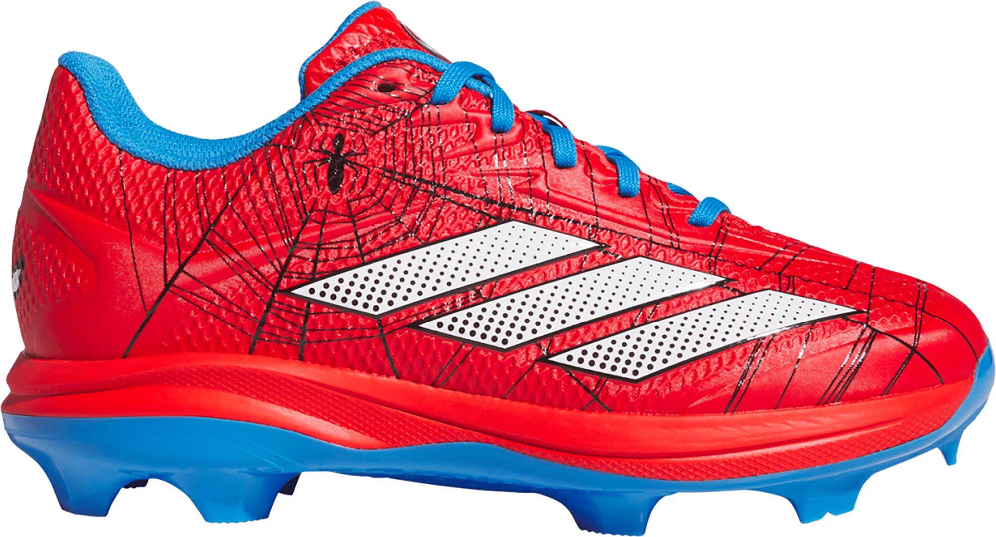 adidas Kids' Marvel adizero Electric 2.0 Spider-Man TPU Baseball Cleats product image