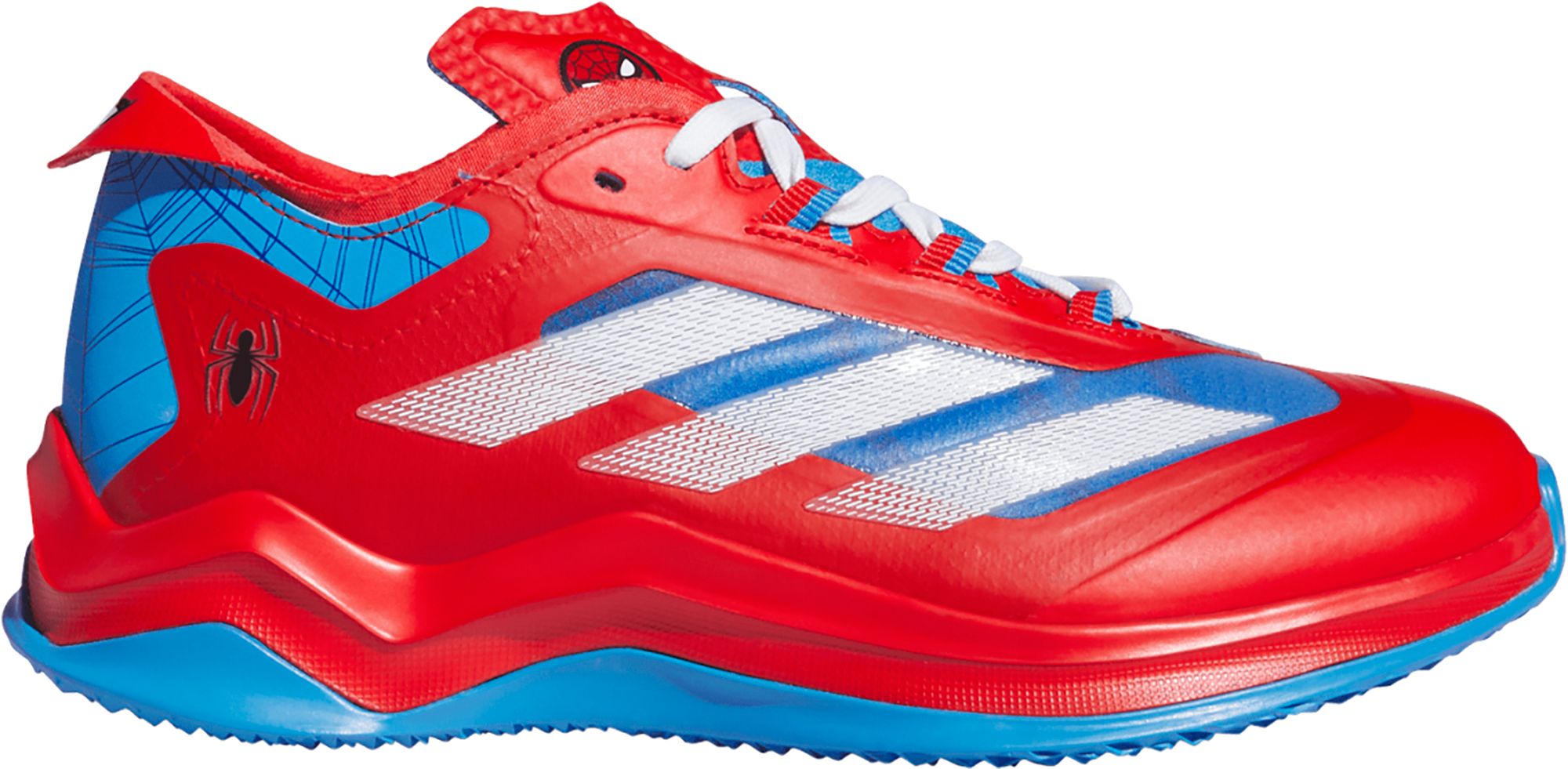 adidas Kids' adizero Impact Spider-Man Turf Baseball Shoes product image