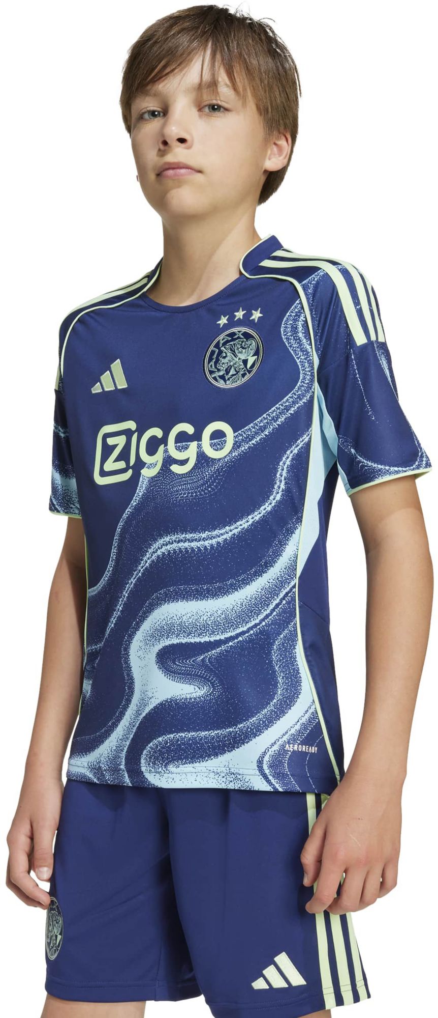 adidas Youth Ajax Amsterdam 2025-26 Blie Away Replica Jersey product image