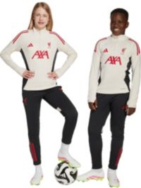 adidas Youth Liverpool FC 2025-26 Black Home Training Pants