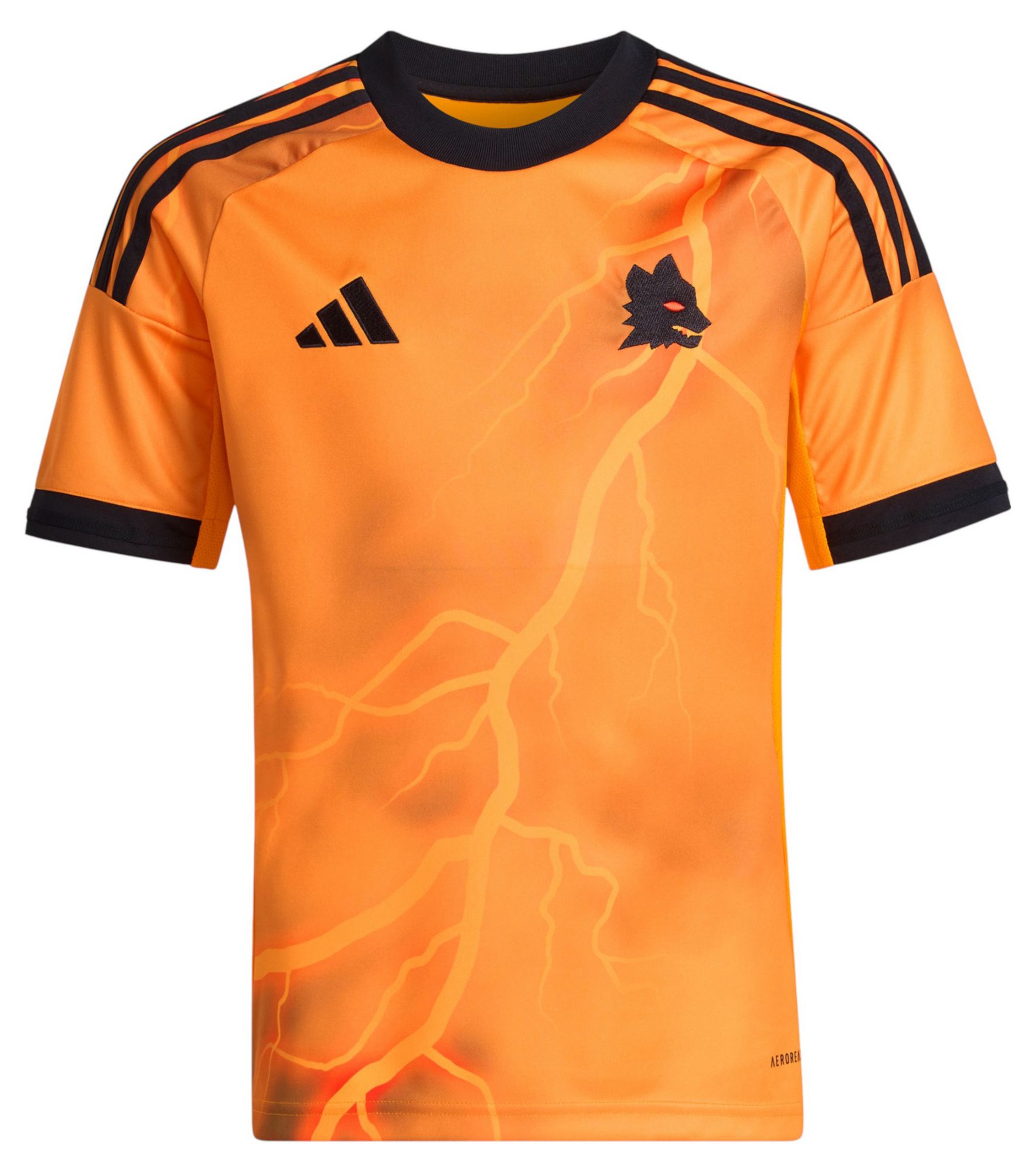 adidas Youth AS Roma 2025 Orange Away Replica Jersey product image
