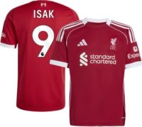 adidas Youth Liverpool FC Alexander Isak #9 2025 Home Replica