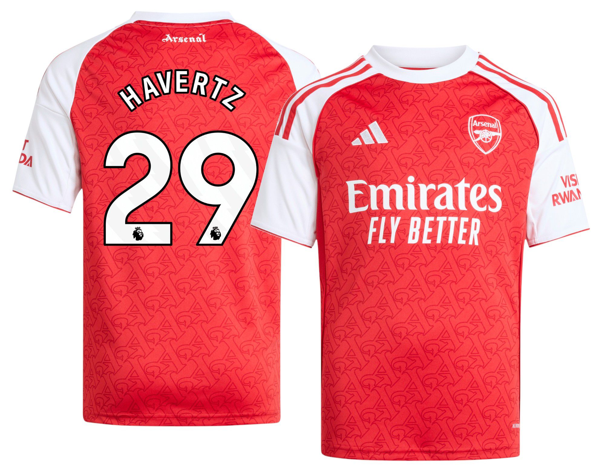 adidas Youth Arsenal Kai Havertz #29 2025 Home Replica Jersey product image