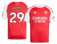 adidas Youth Arsenal Kai Havertz #29 2025 Home Replica Jersey