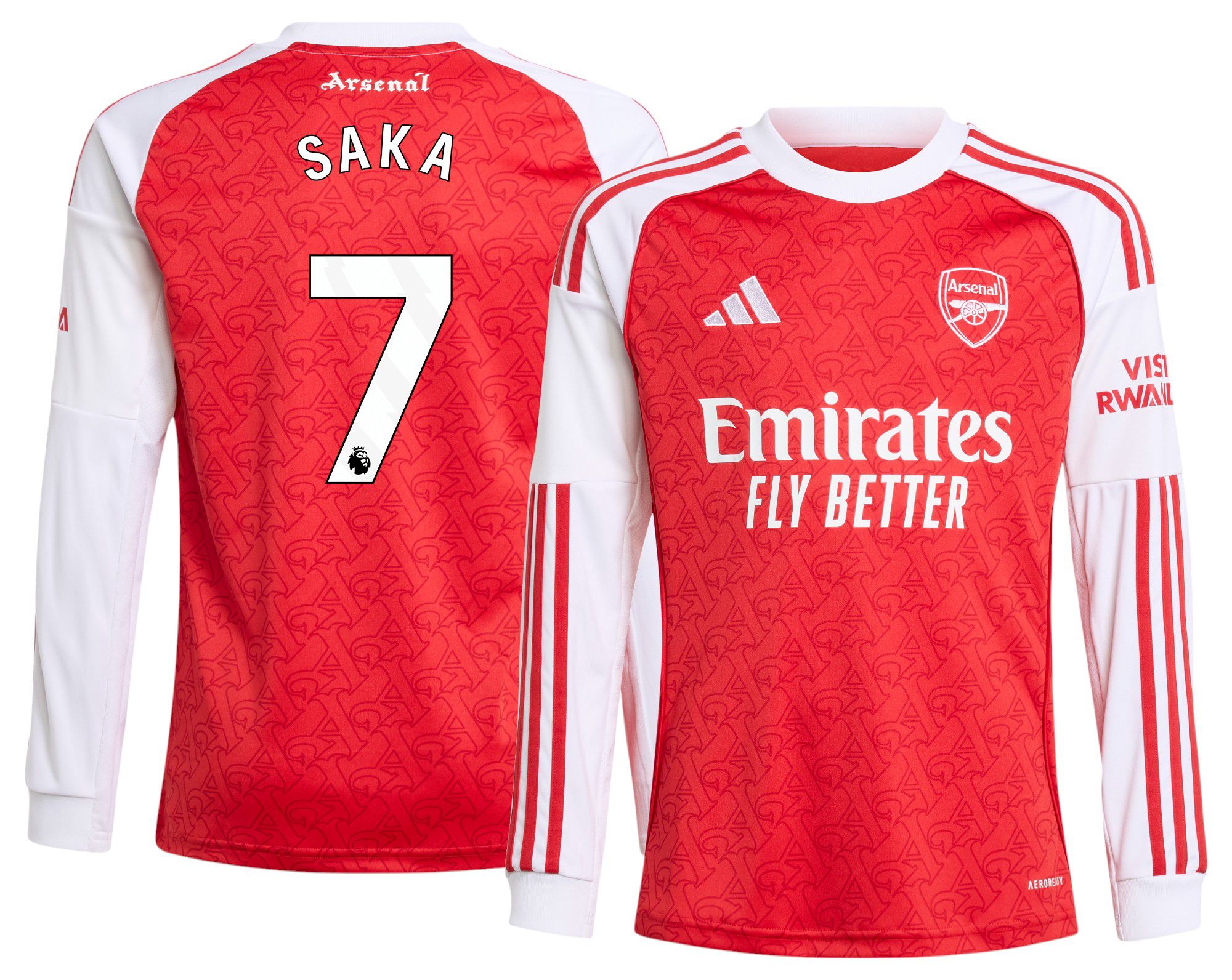 adidas Youth Arsenal Bukayo Saka #7 2025 Home Replica Jersey product image