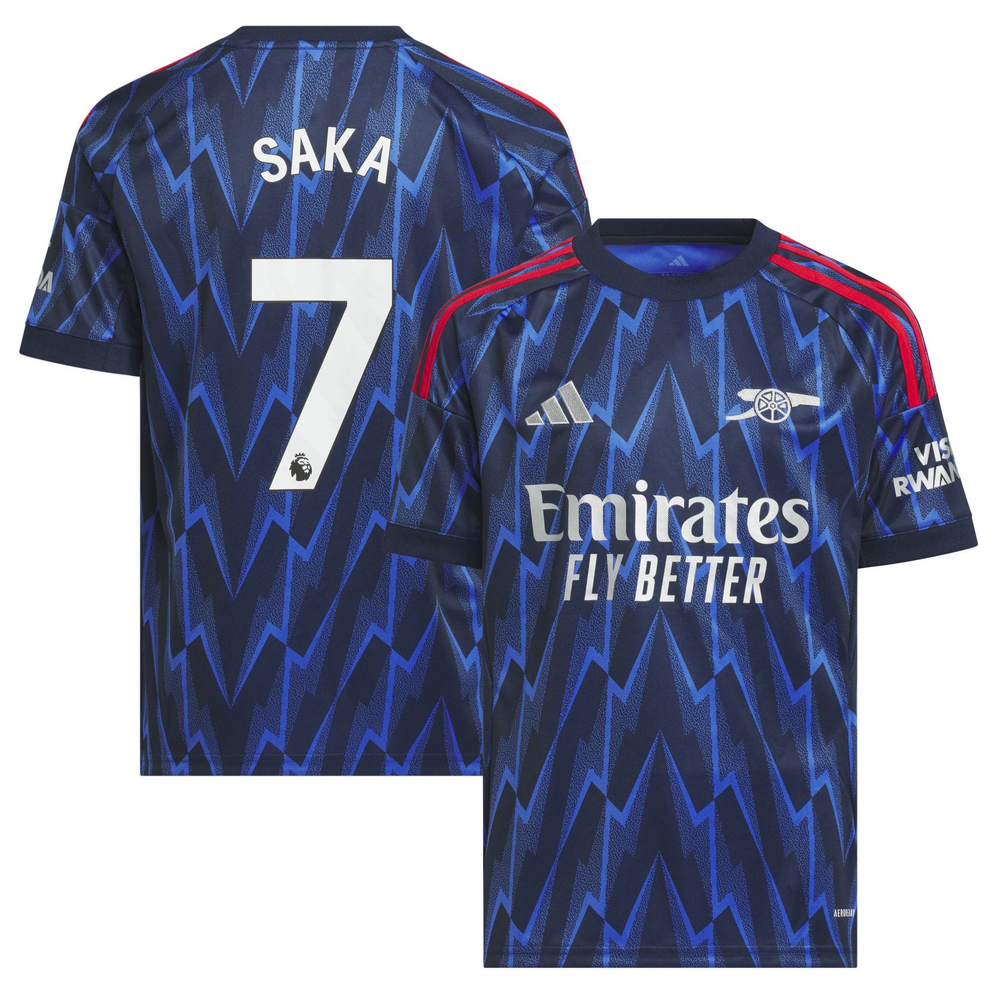 adidas Youth 2025 Arsenal Bukayo Saka #7 Away Replica Jersey product image