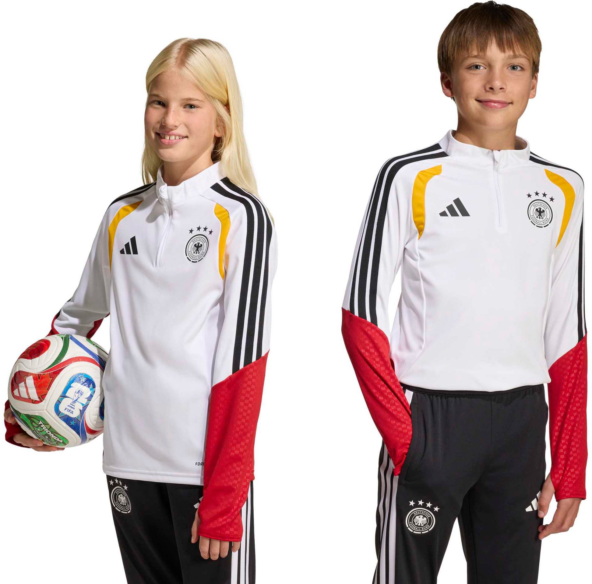 adidas Youth Germany 2026 Quarter-Zip Training Pullover product image
