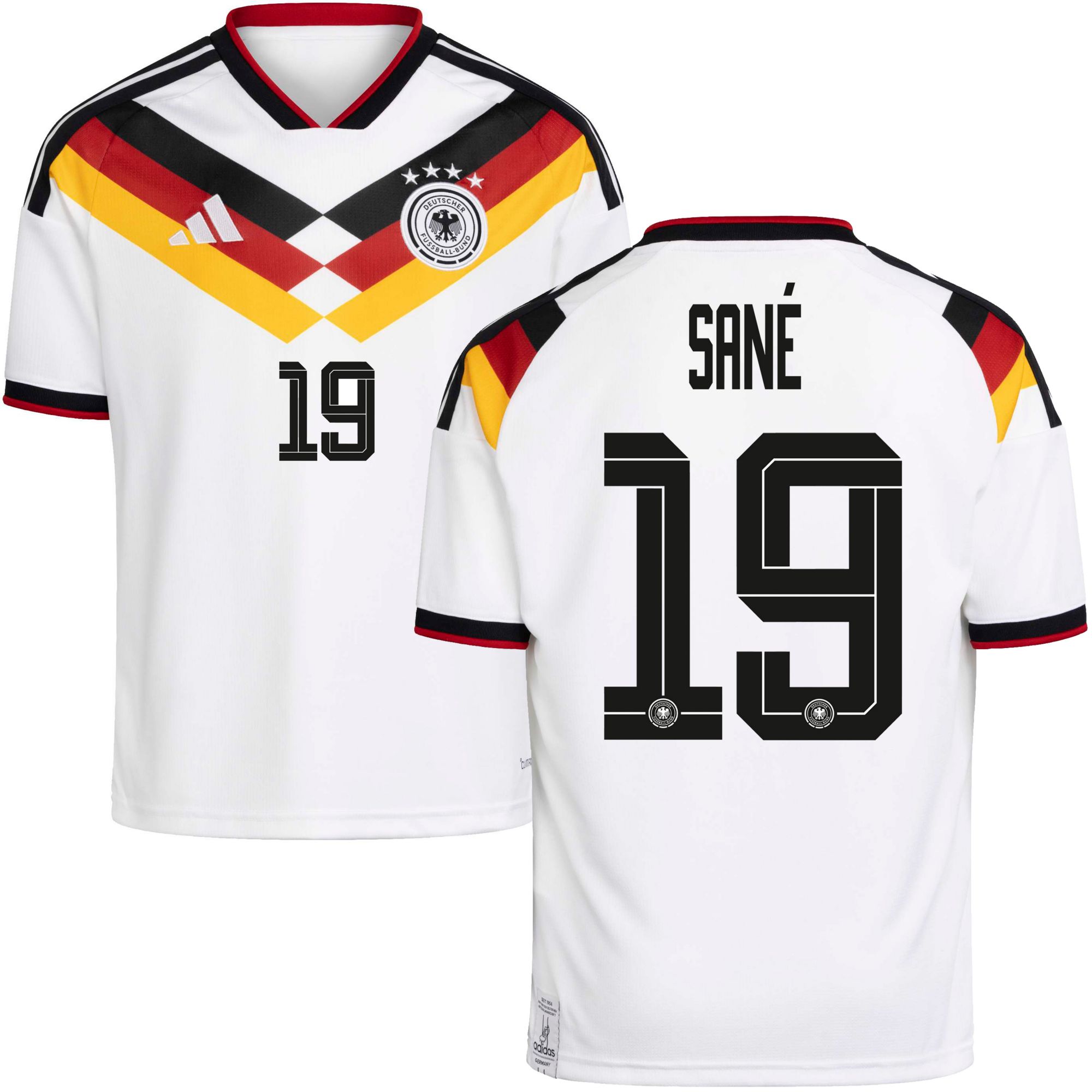 adidas Youth Germany Leroy Sane #19 2026 Home Replica Jersey product image
