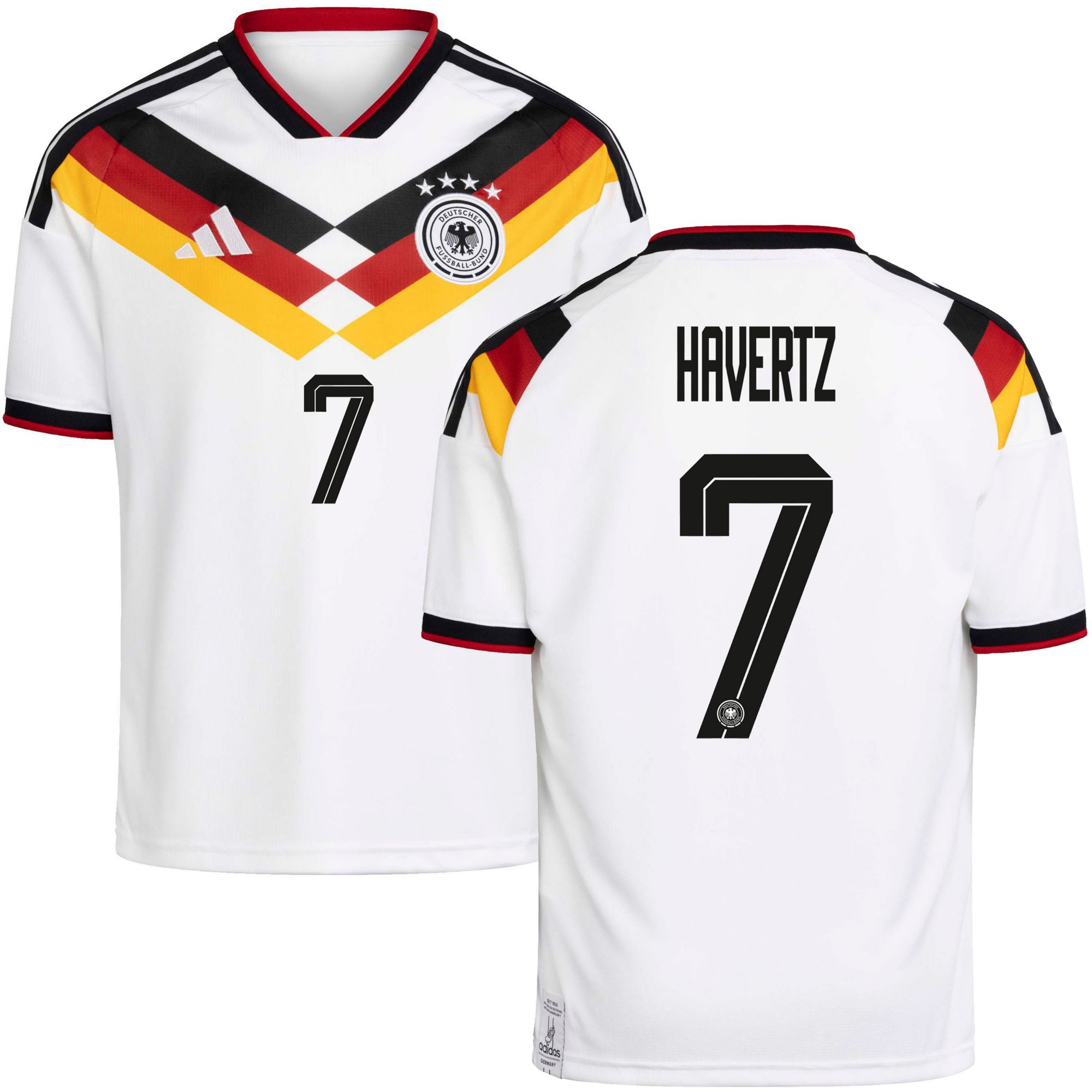 adidas Youth Germany Kai Havertz #7 2026 Home Replica Jersey product image