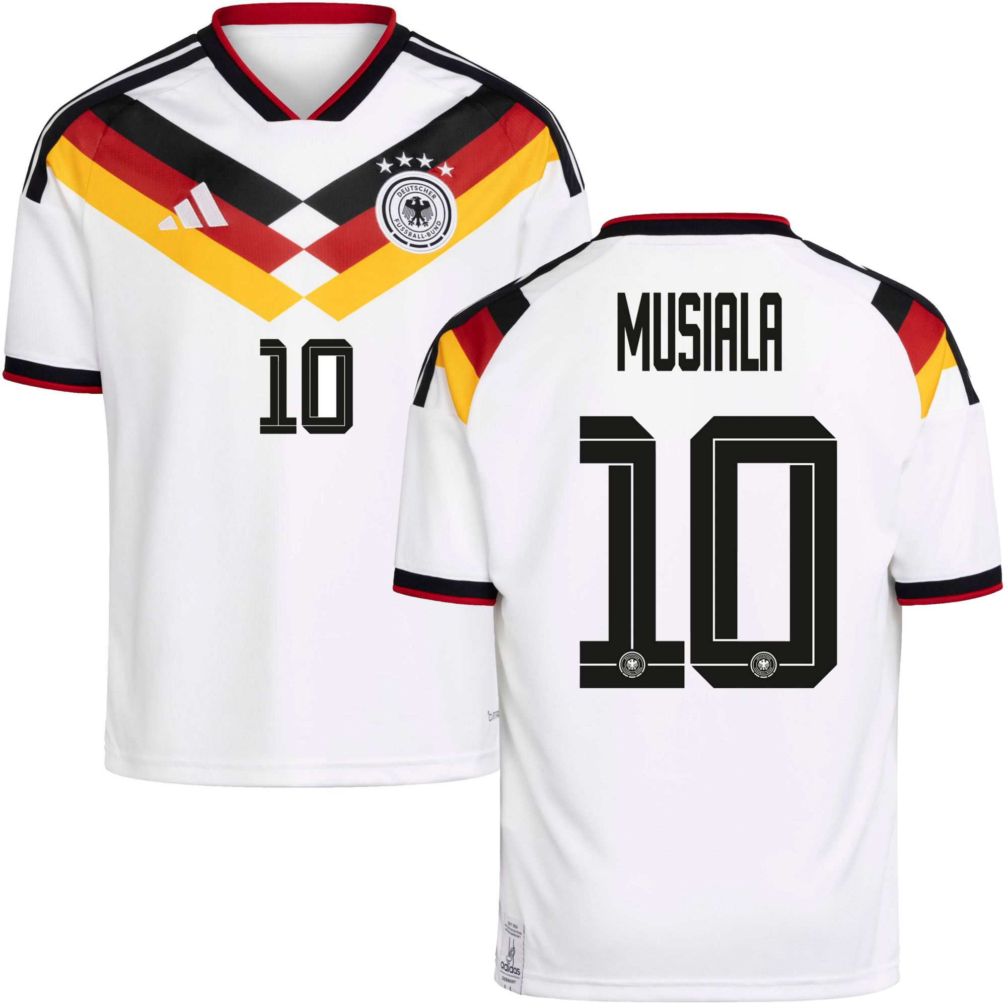 adidas Youth Germany Jamal Musiala #10 2026 Home Replica Jersey product image
