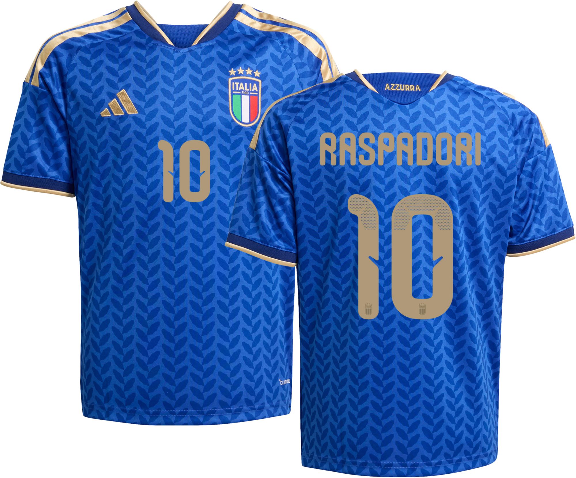 adidas Youth Italy Giacomo Raspadori #10 2026 Home Replica Jersey product image