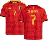adidas Youth Belgium Kevin De Bruyne #7 2026 Home Replica Jersey