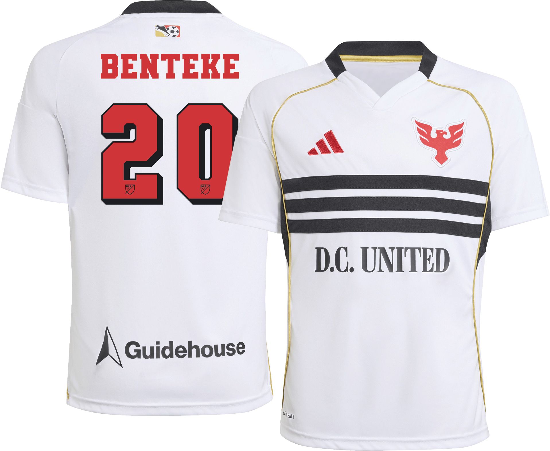 adidas Youth D.C. Unted Christian Benteke #20 2025 Third Replica Jersey product image