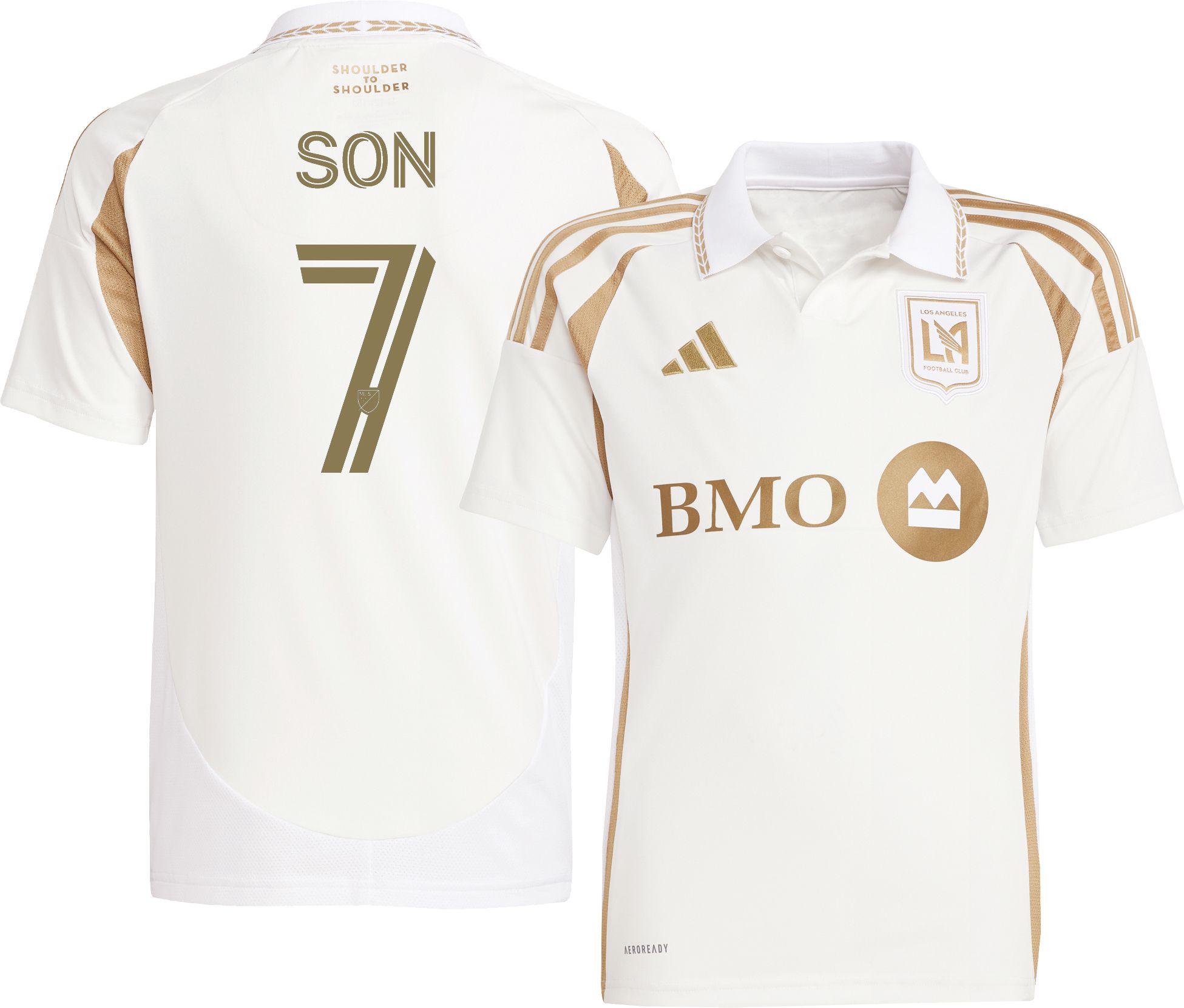 adidas Youth Los Angeles FC Son Heung-min #7 2025 Secondary Replica Jersey product image