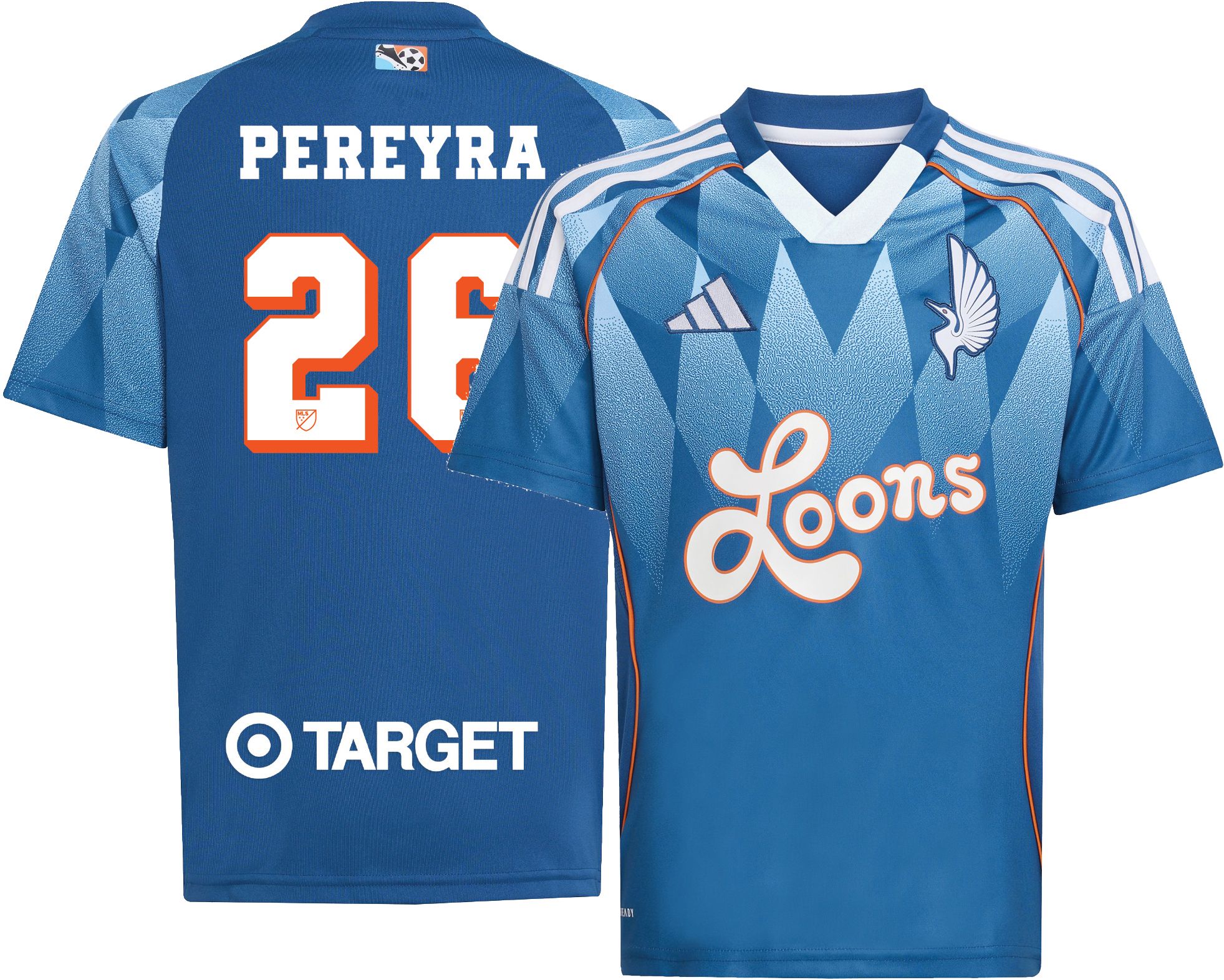 adidas Youth Minnesota United FC Joaquin Pereyra #26 2025 Third Replica Jersey product image