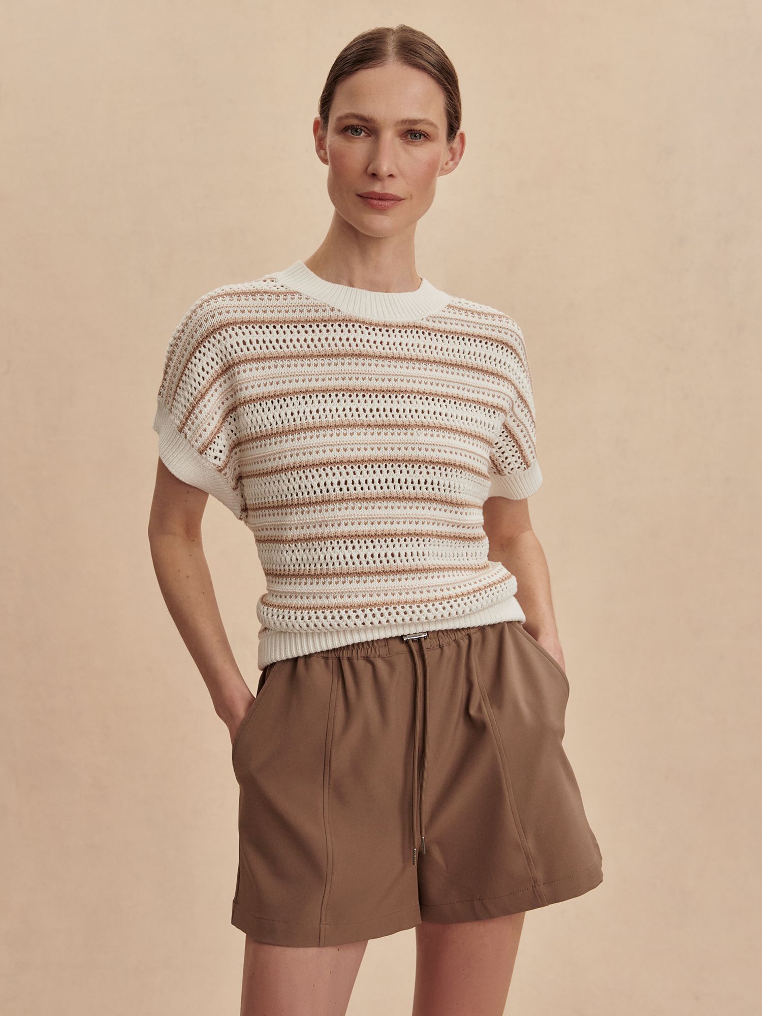 Varley Women's Ciara Stripe Knit Top product image