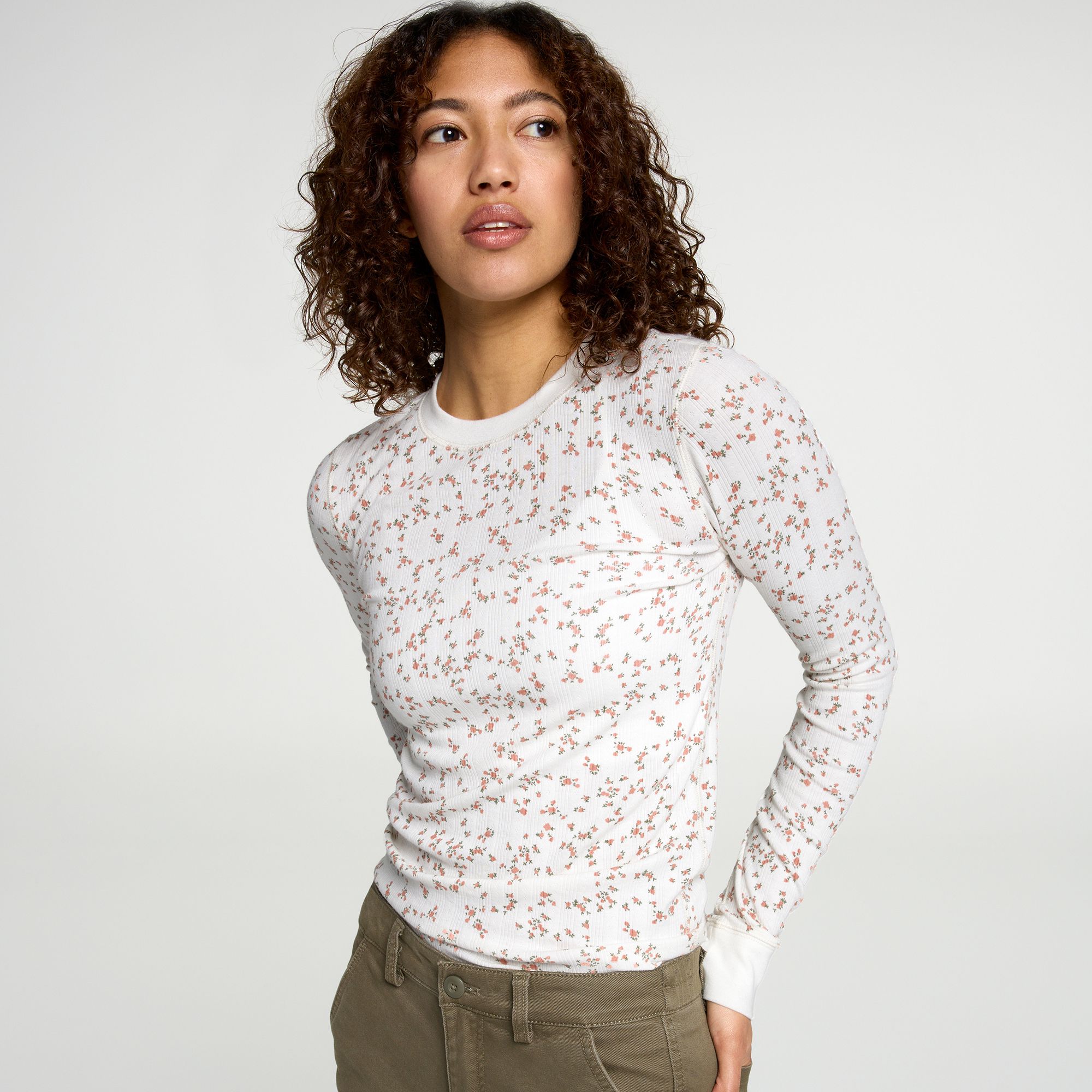 Alpine Design Women's Long Sleeve Pointelle Tee product image