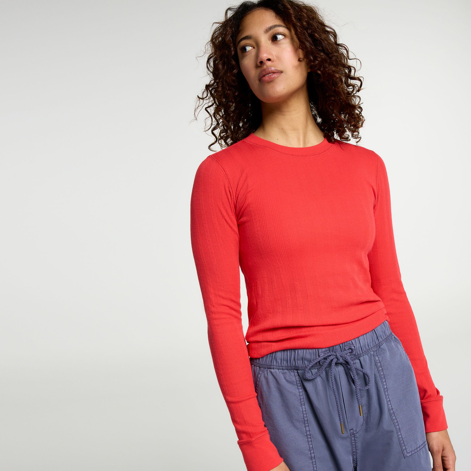 Alpine Design Women's Long Sleeve Pointelle Tee product image