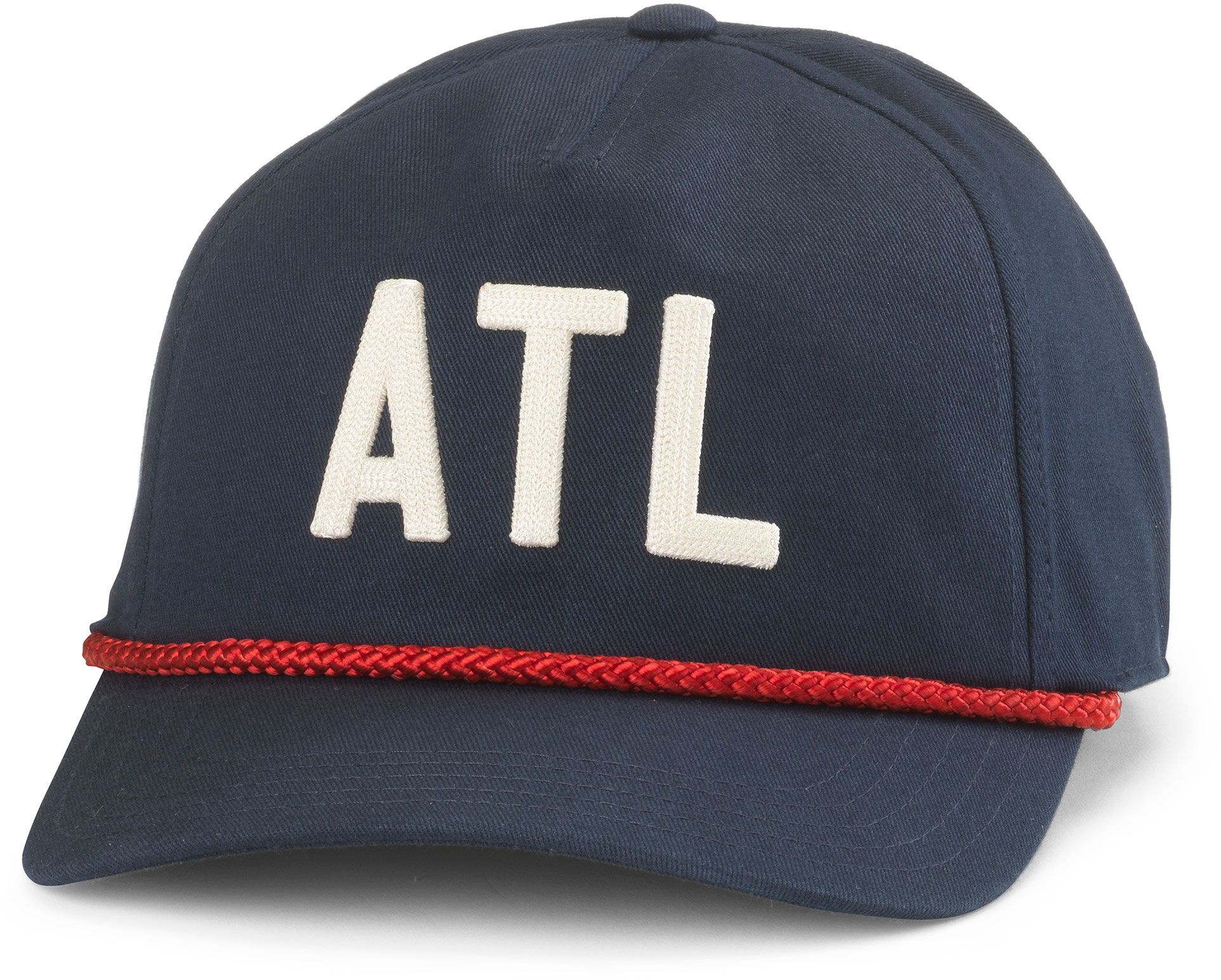 American Needle Adult Atlanta Navy Roscoe Snapback Adjustable Hat product image