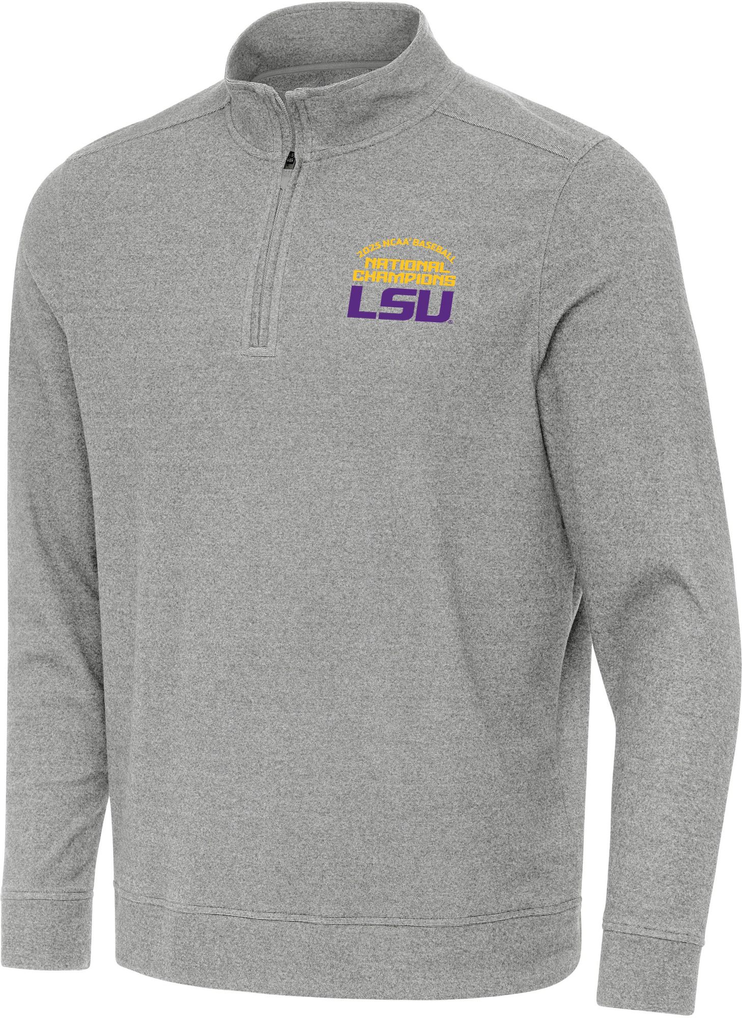 Antigua Adult 2025 Men's College World Series Champions LSU Tigers Subtle Adult Quarter-Zip product image