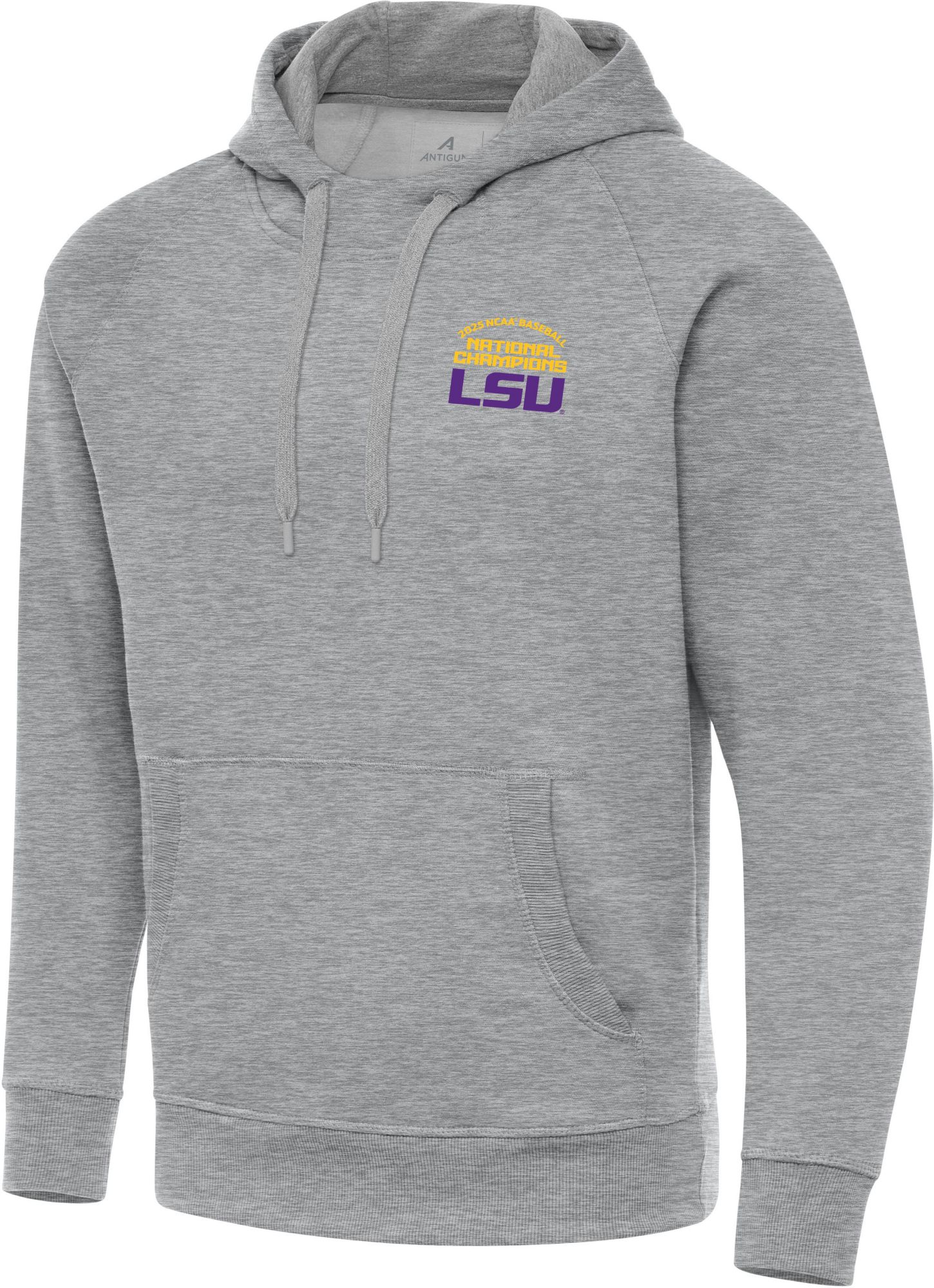 Antigua Adult 2025 Men's College World Series Champions LSU Tigers Victory Adult Pullover Hoodie product image