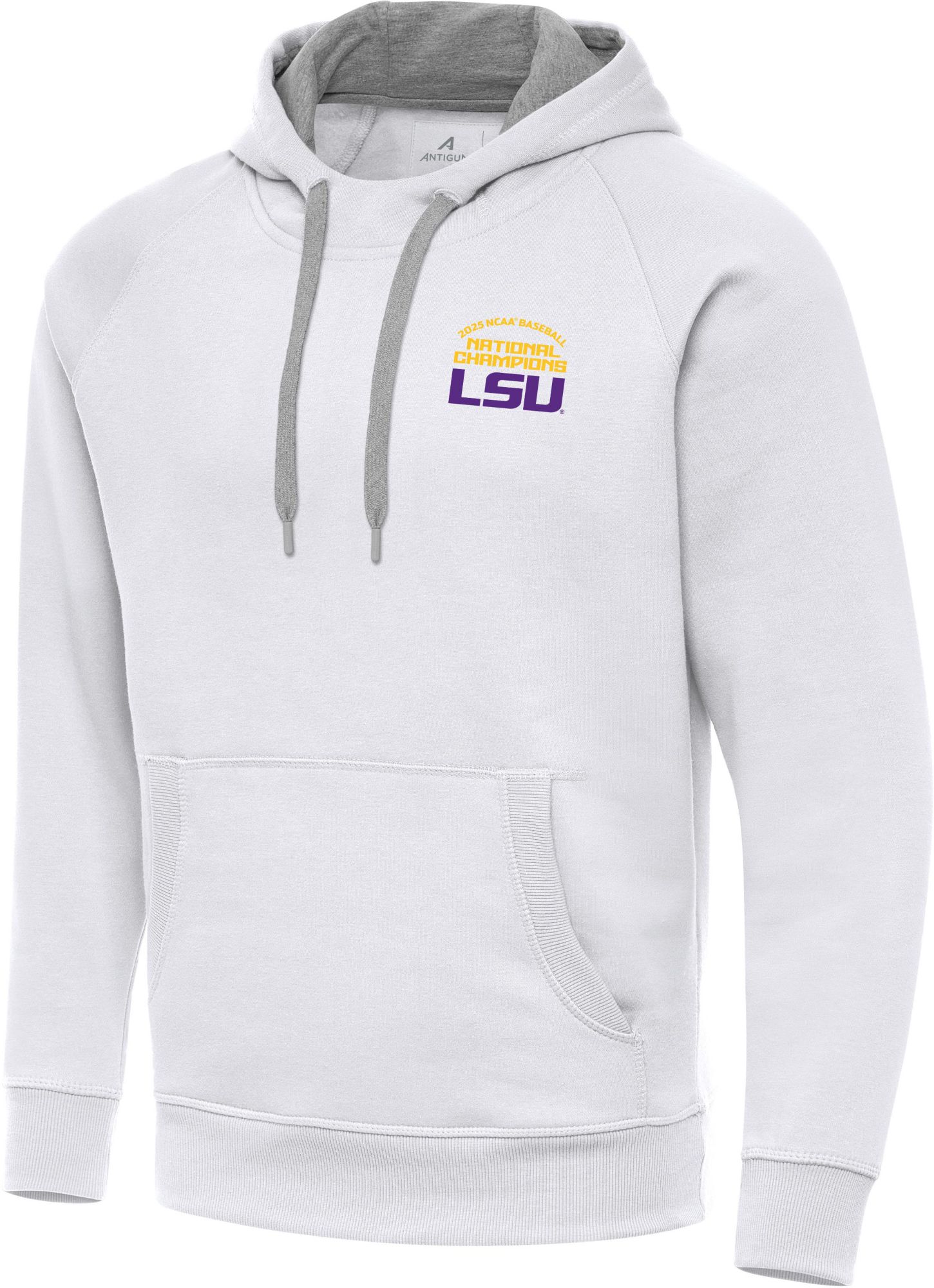 Antigua Adult 2025 Men's College World Series Champions LSU Tigers Victory Adult Pullover Hoodie product image
