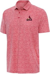 Antigua Men's St. Louis Cardinals Red Tentril Polo | Dick's