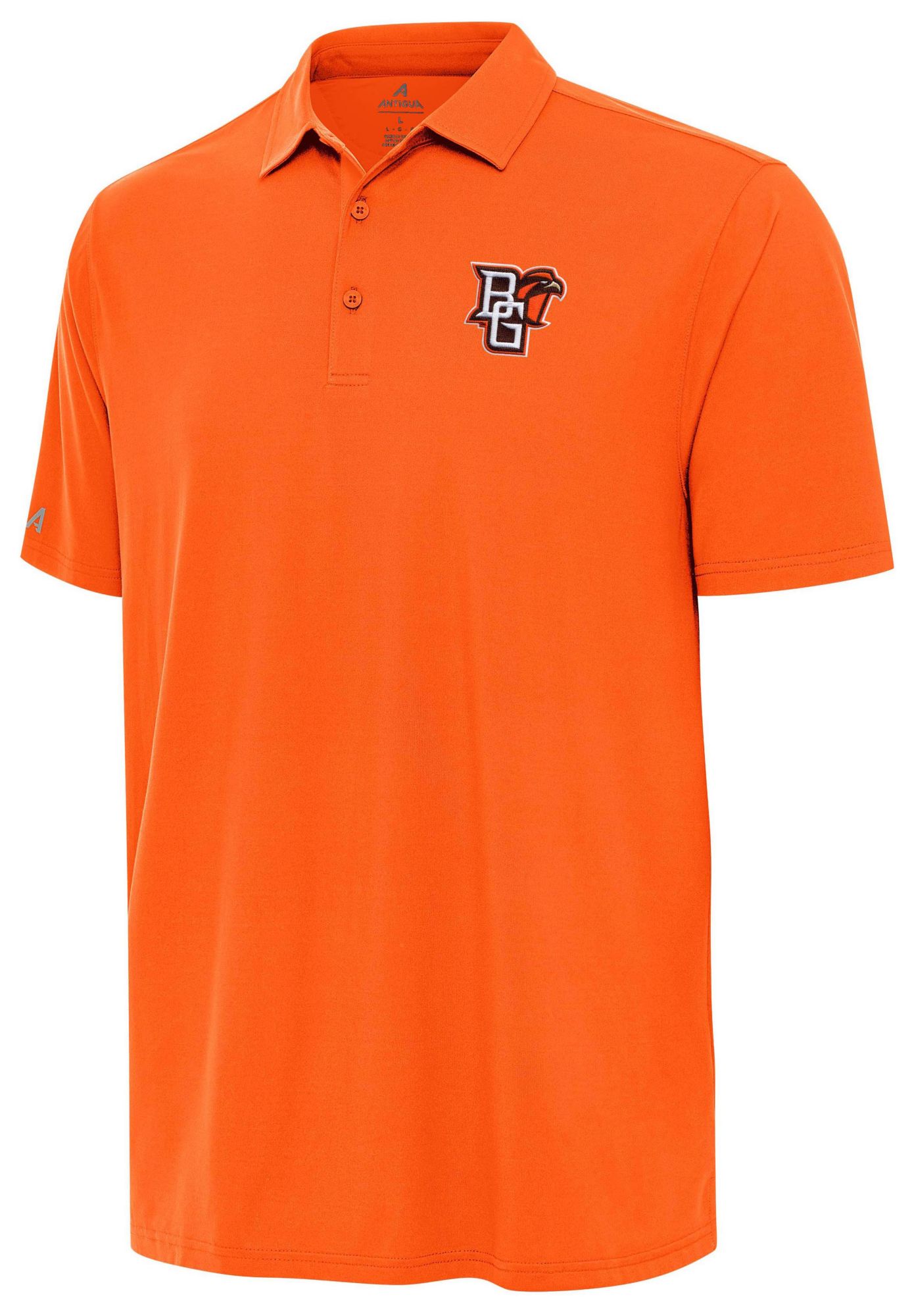 Antigua Men's Bowling Orange Falcons Mango Era Polo product image
