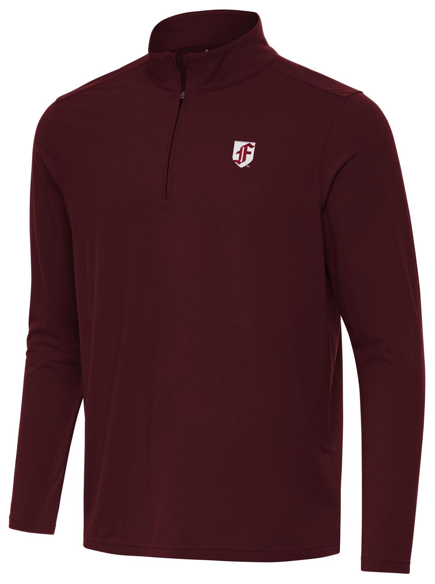 Antigua Men's Fordham Rams Maroon Intent 1/4 Zip Pullover product image