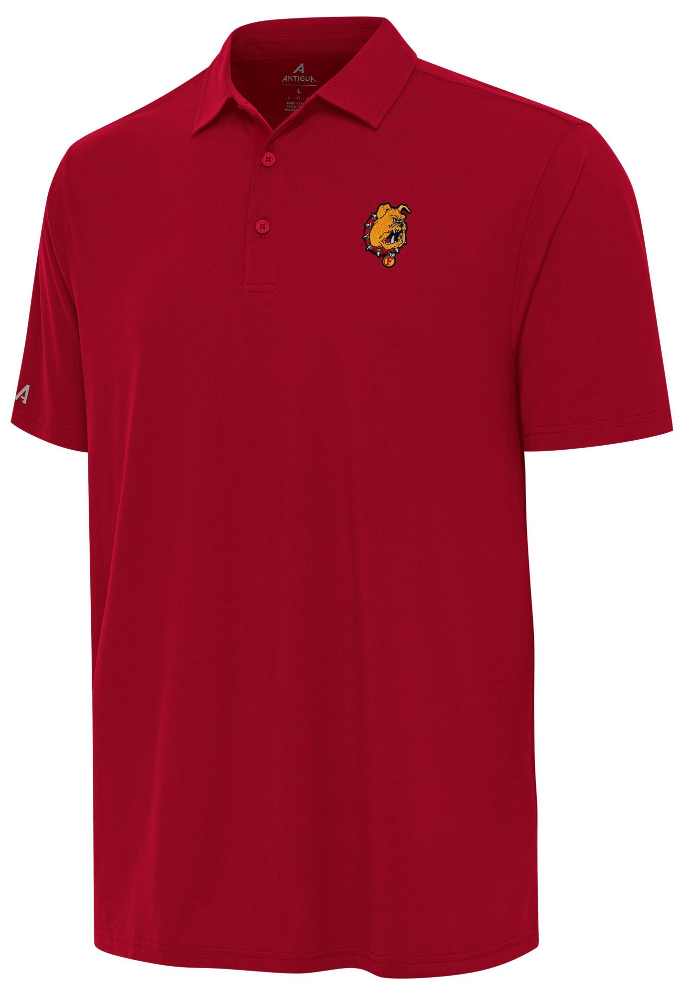 Antigua Men's Ferris State Bulldogs  Dark Red Era Polo product image
