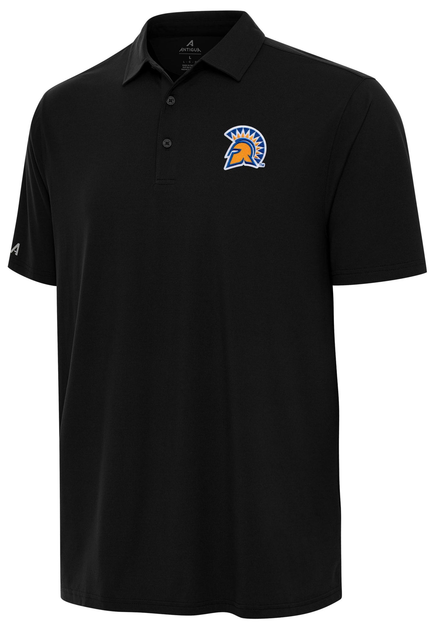 Antigua Men's San Jose State Spartans Black Era Polo product image