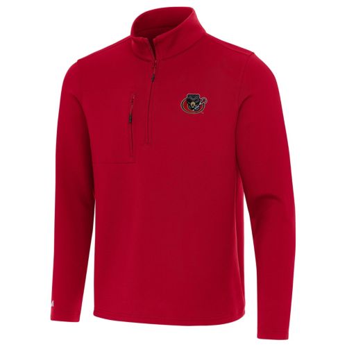 Antigua Men's Georgia Swarm Navy Insider Quarter-Zip Pullover