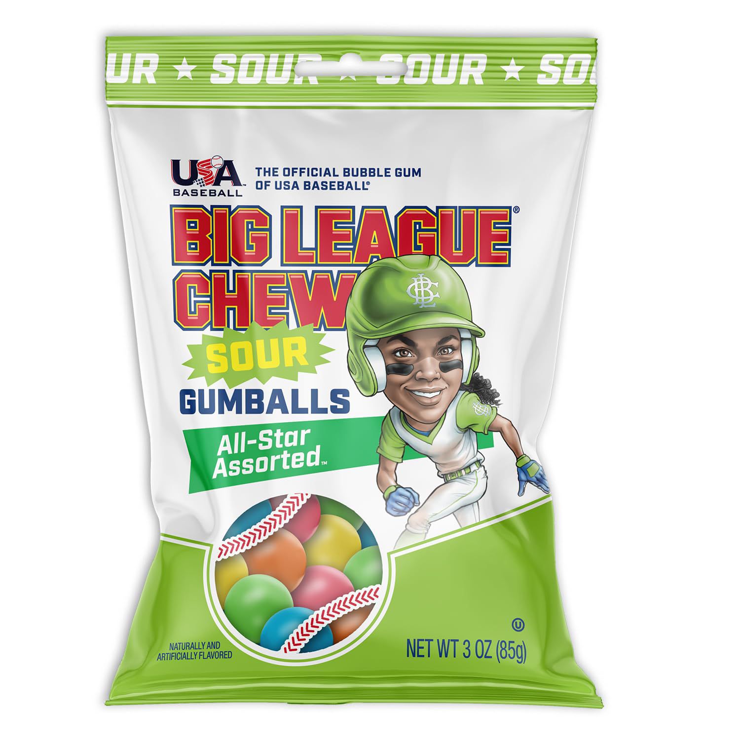 Big League Chew Sour Gumballs – 3 oz. product image