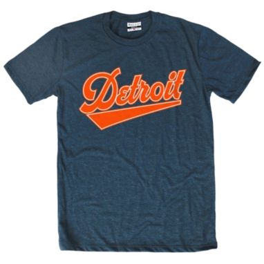 sorry, Where I'm From Adult Detroit Navy Tail Script T-Shirt is currently out of stock