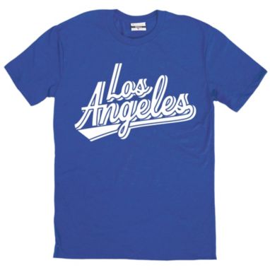 sorry, Where I'm From Adult Los Angeles Blue Script T-Shirt is currently out of stock