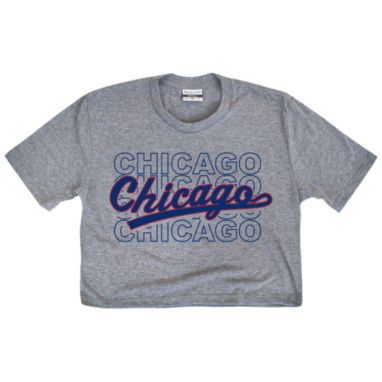 sorry, Where I'm From Adult Chicago Gray Repeat Cropped T-Shirt is currently out of stock