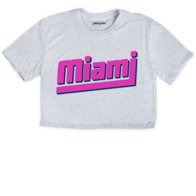 sorry, Where I'm From Women's Miami White Cropped T-Shirt is currently out of stock