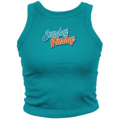 sorry, Where I'm From Women's Miami Teal Sunday Funday Tank Top is currently out of stock