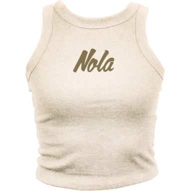 sorry, Where I'm From Women's New Orleans Cream Script Tank Top is currently out of stock