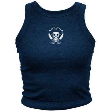 sorry, Where I'm From Women's Tampa Navy Pirate Tank Top is currently out of stock