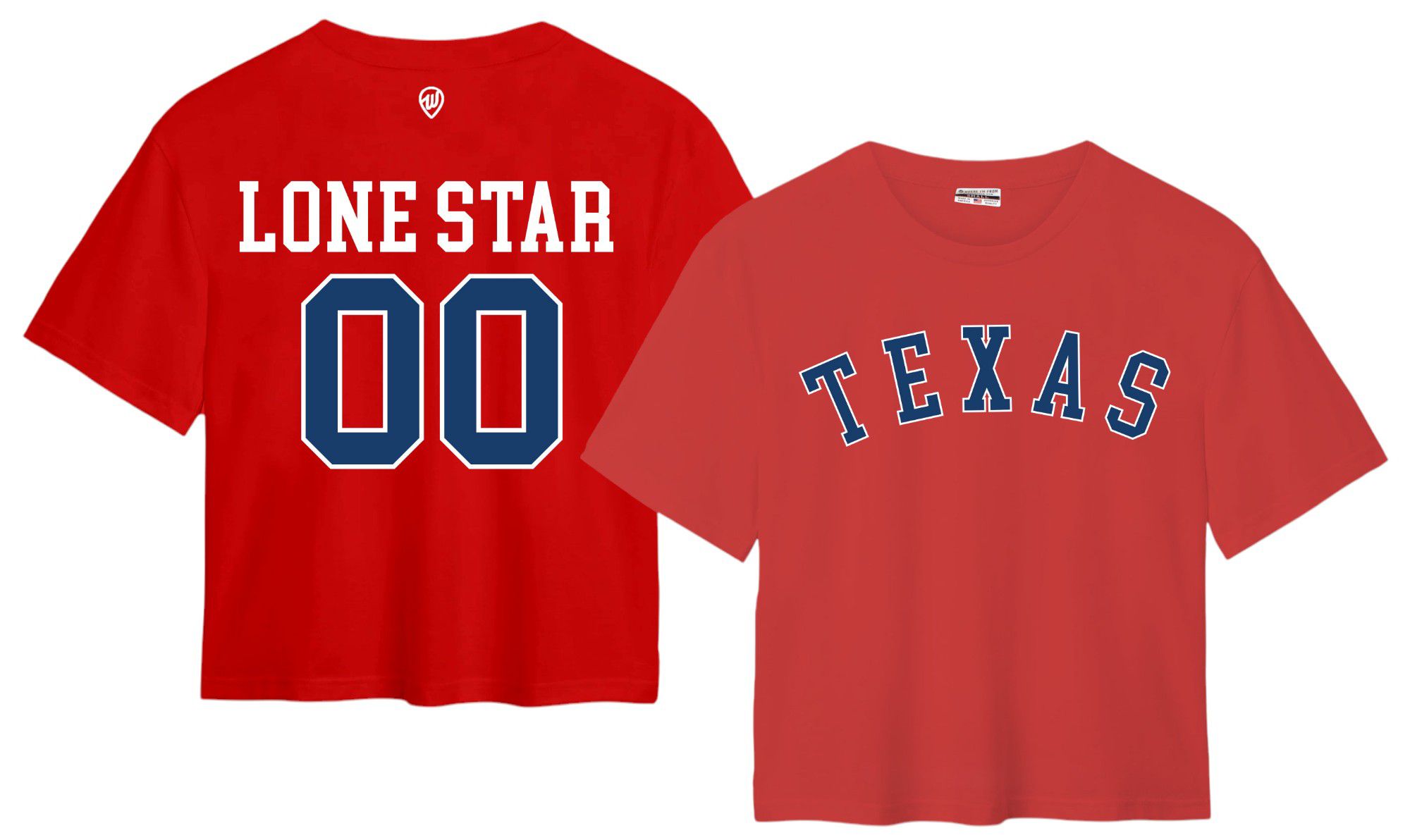 Where I'm From Women's Texas Red 2Sided Easy T-Shirt product image