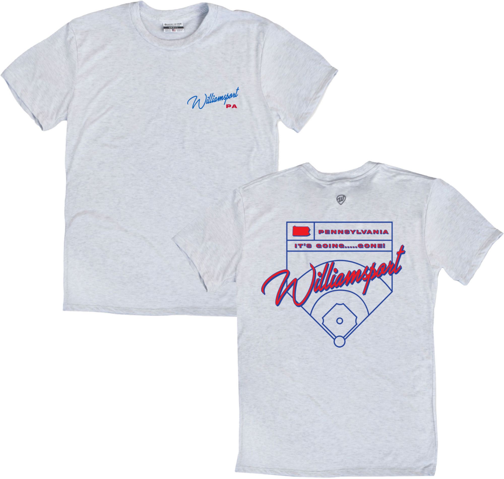 Where I'm From Youth Williamsport White Diamond T-Shirt product image