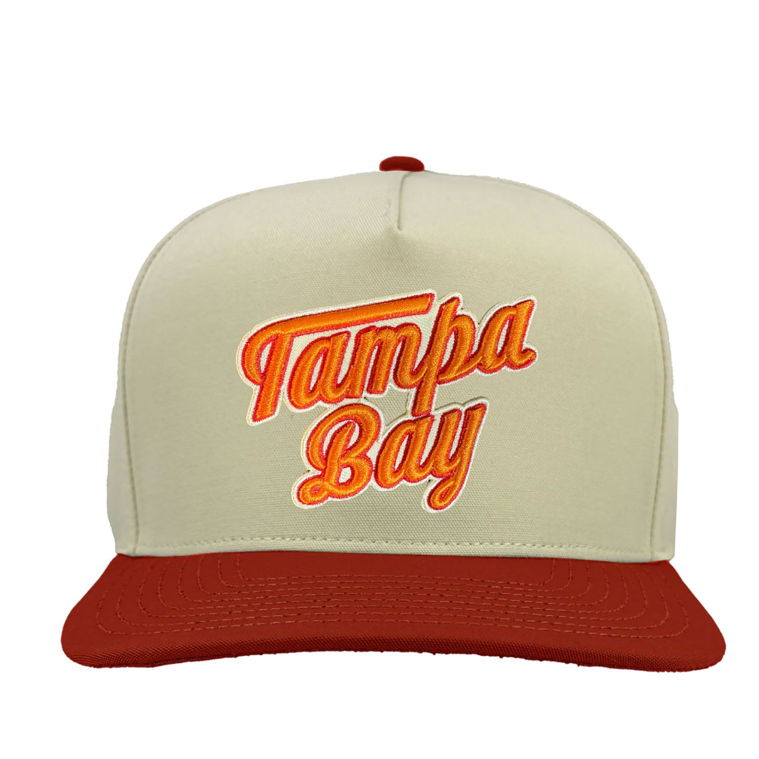 For the Bay Clothing Co. Unisex Tampa White 813 Football Adjustable Hat product image