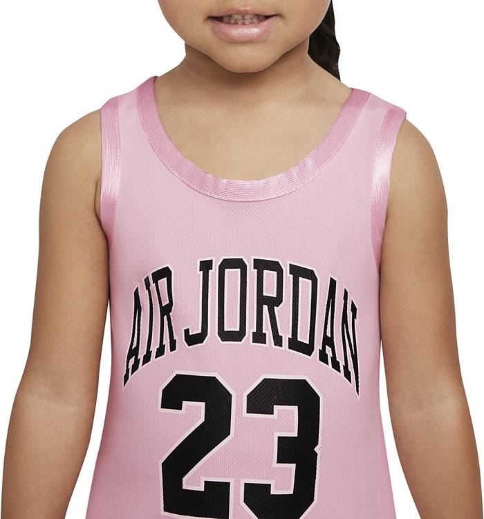 Jordan Girls HBR Jersey Dress - Pink Foam Size S
