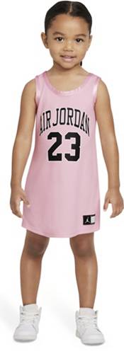 Jordan Little Girls' Jersey Dress, Size 6, Pink Foam