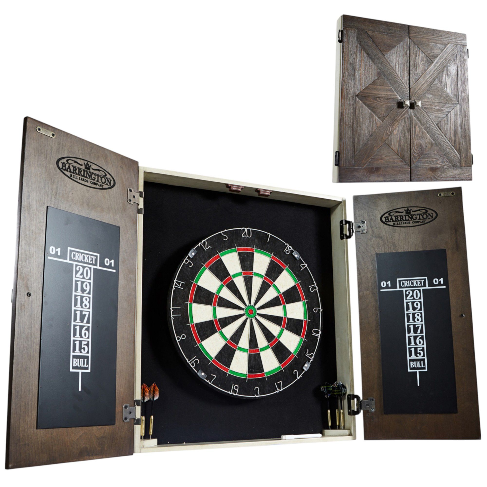 Barrington Billiards Bellevue Dartboard and Cabinet product image