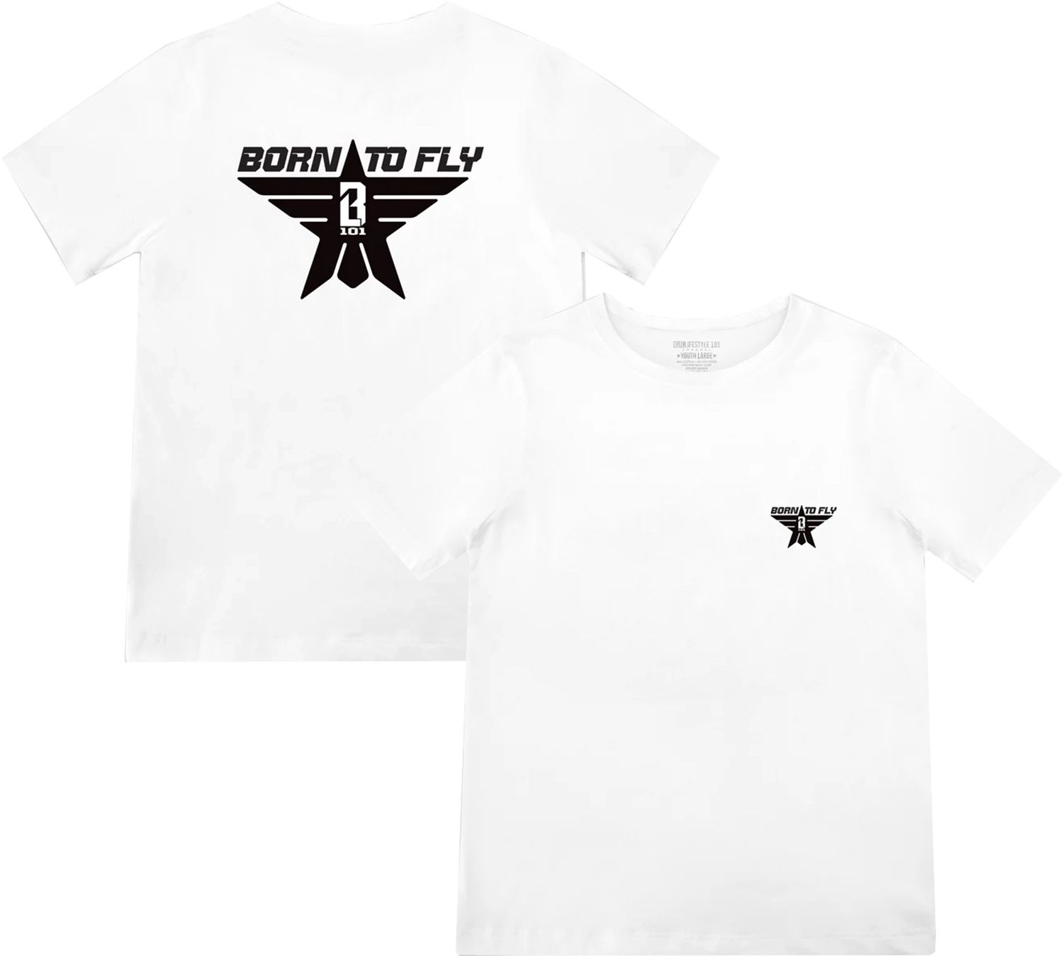 Baseball Lifestyle 101 Boys' Born To Fly Shirt product image